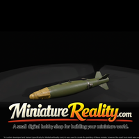 JDAM 500 Lb Precision-Guided Bomb miniature, three-quarter view — thumbnail 3