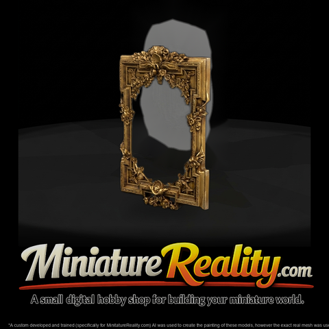 Ornate Rococo Floral Picture Frame