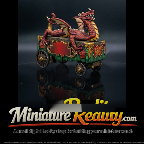 Stylized Dragon Parade Wagon