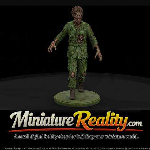 Zombie Soldier in Field Fatigues