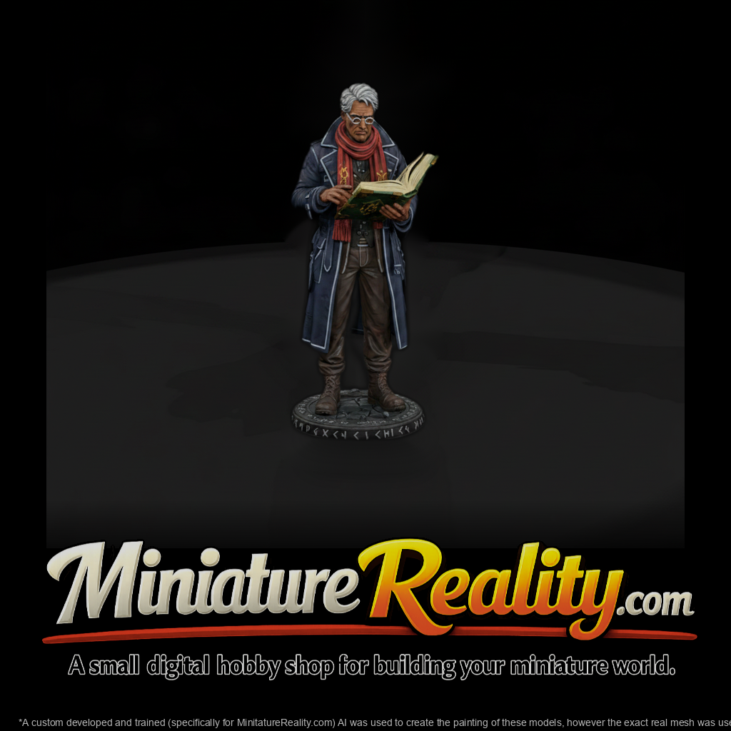 Arcane Professor with Forbidden Tome
