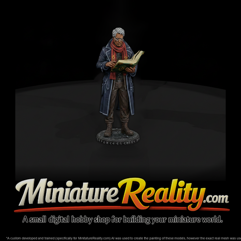 Arcane Professor with Forbidden Tome