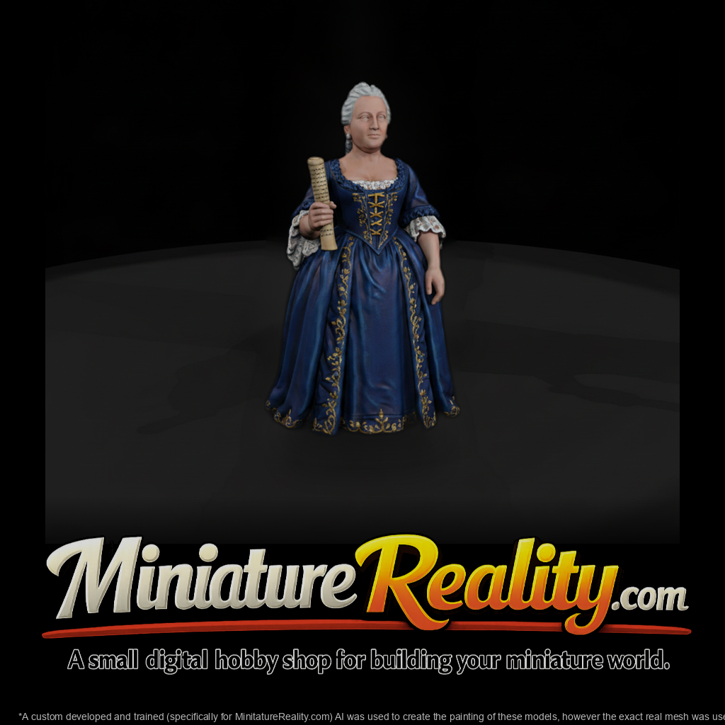 Hist 0143 Historical Maria Theresa Miniature Figur