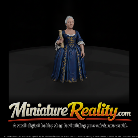 Hist 0143 Historical Maria Theresa Miniature Figur