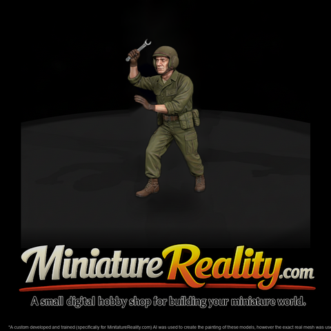 Vn Army 011 Vietnam U S Army Mechanic Figure