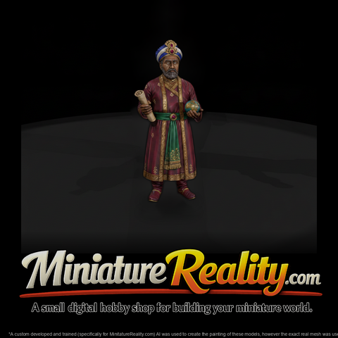 Hist 0112 Historical Akbar The Great Miniature Fig