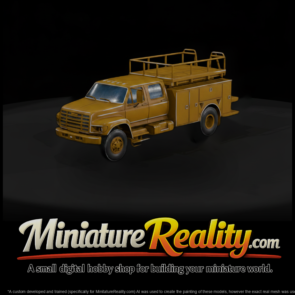 20260612 Yellow Crew Cab Utility Truck E5Dcb80F4F