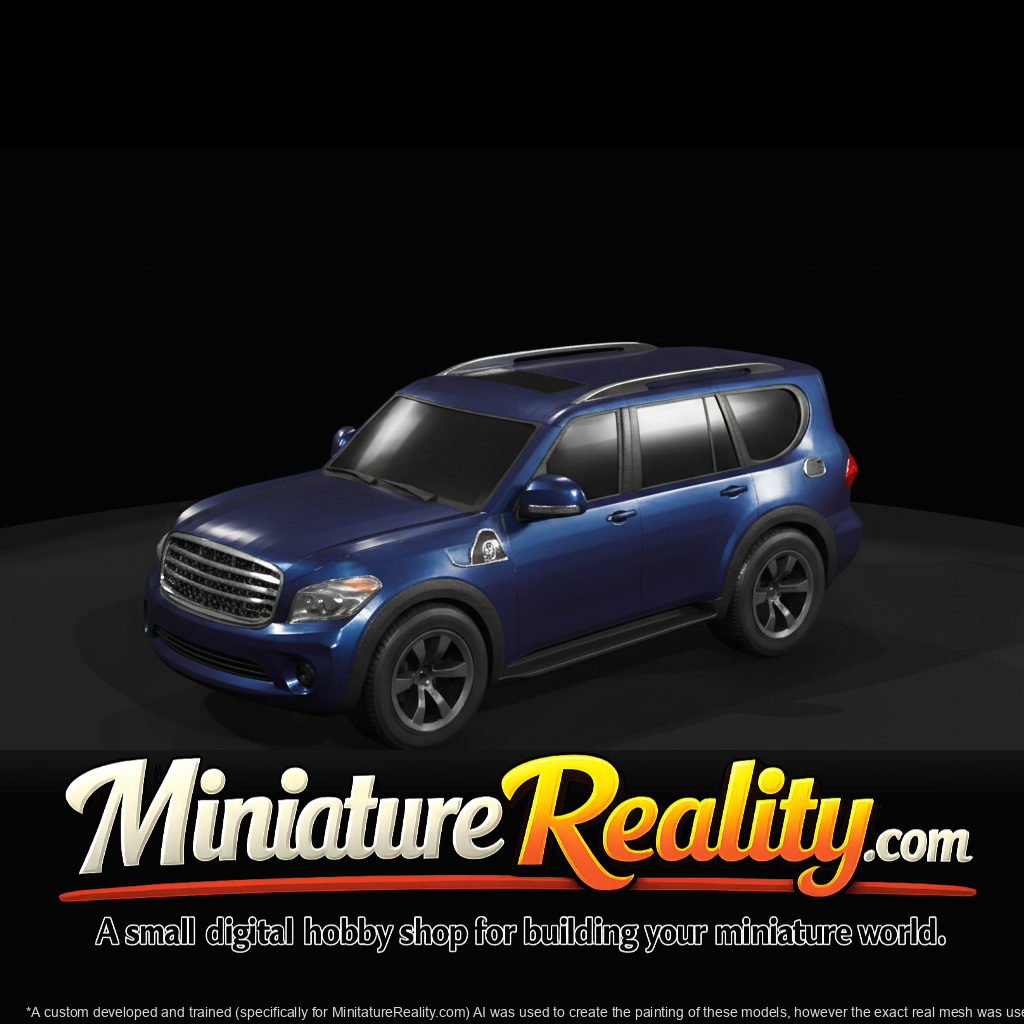 Infiniti QX80 Limited miniature, three-quarter view