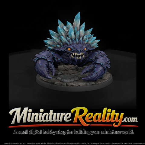 Crystal-Shard Crab Monster