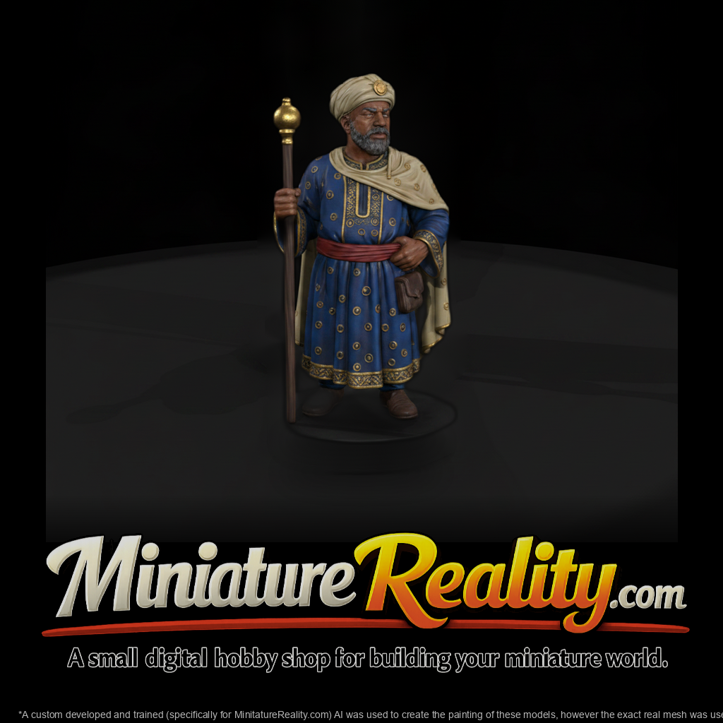 Hist 0085 Historical Mansa Musa Miniature Figure