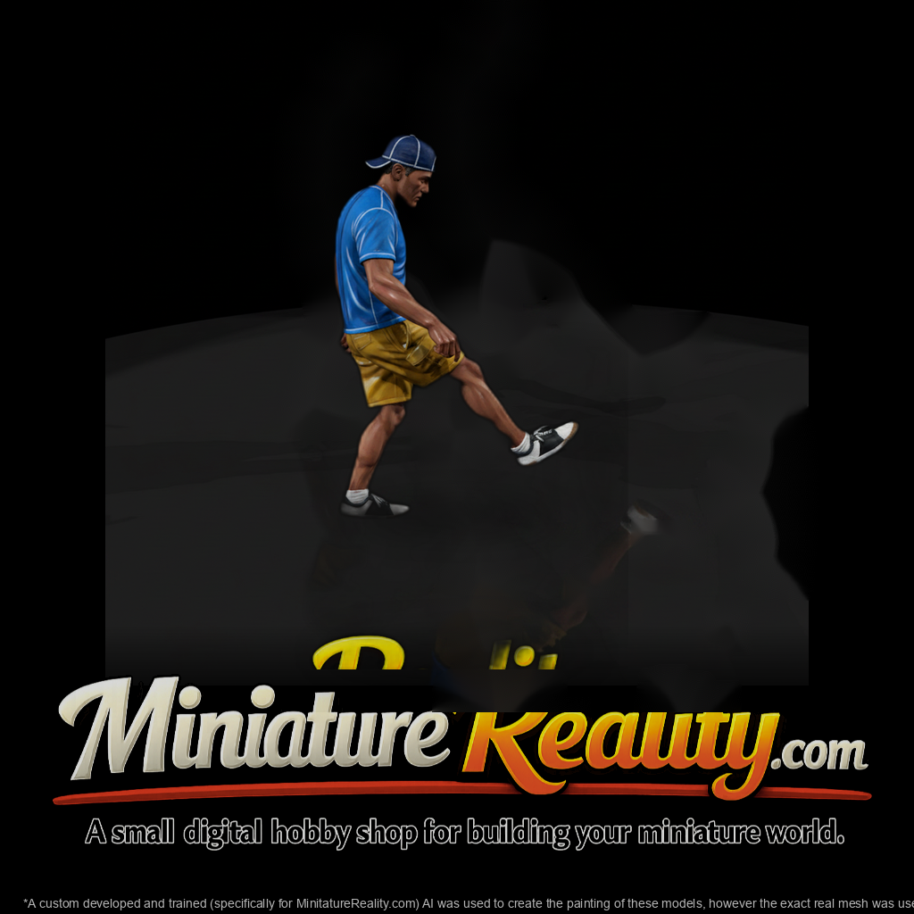 Hacky Sack Player Kicking