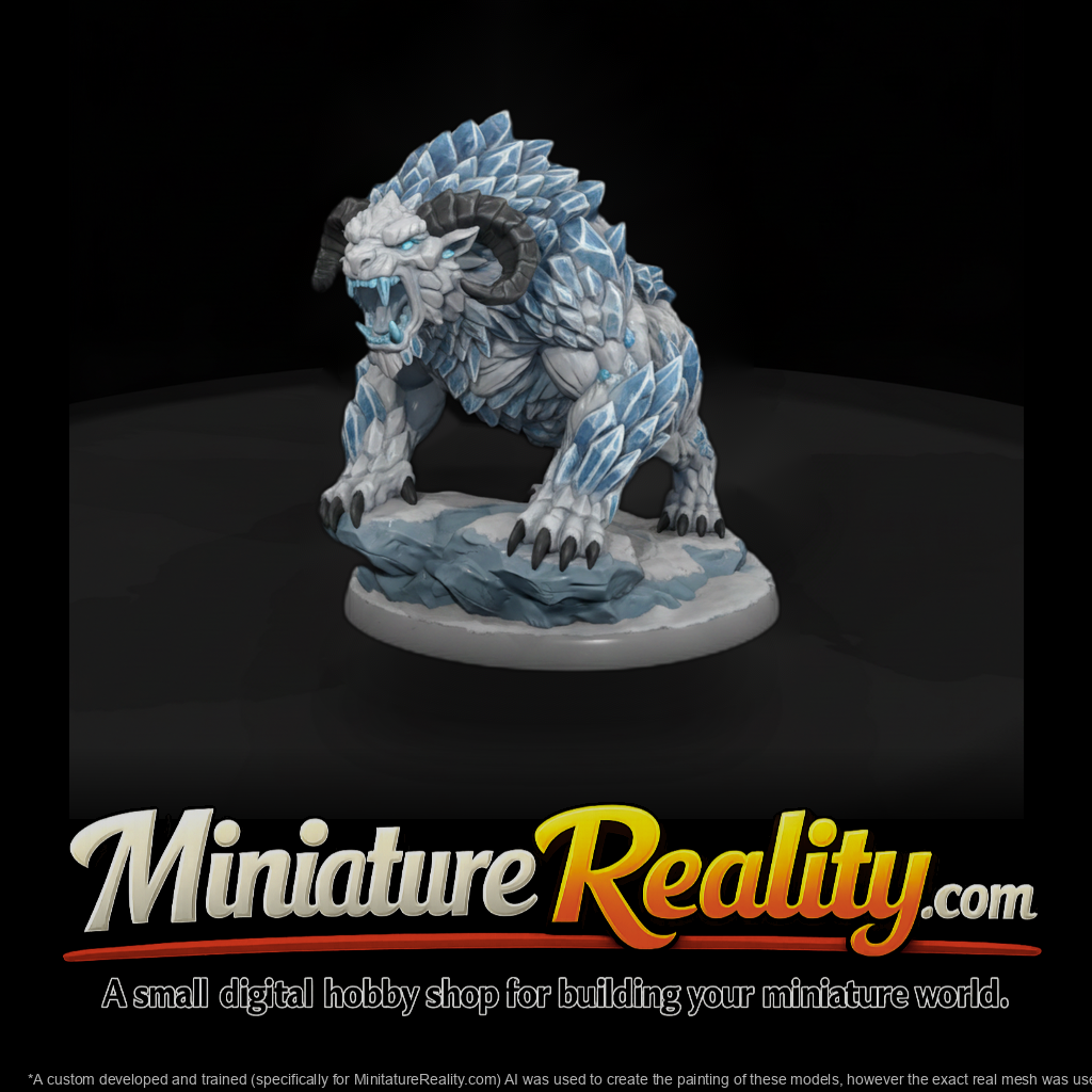 Creature Crystal Frost Snow Beast