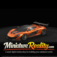 McLaren P1 GTR (2014) miniature, three-quarter view — thumbnail 3