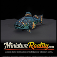 Stylized Deep-Sea Predator Fish — thumbnail 1