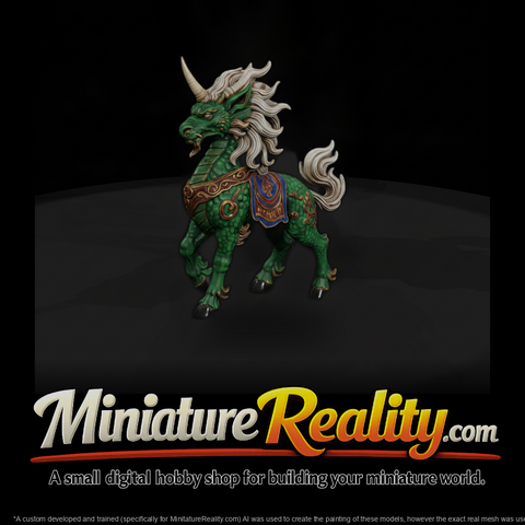 Myth 0469 Mythology Kirins Kirin Guardian Miniatur