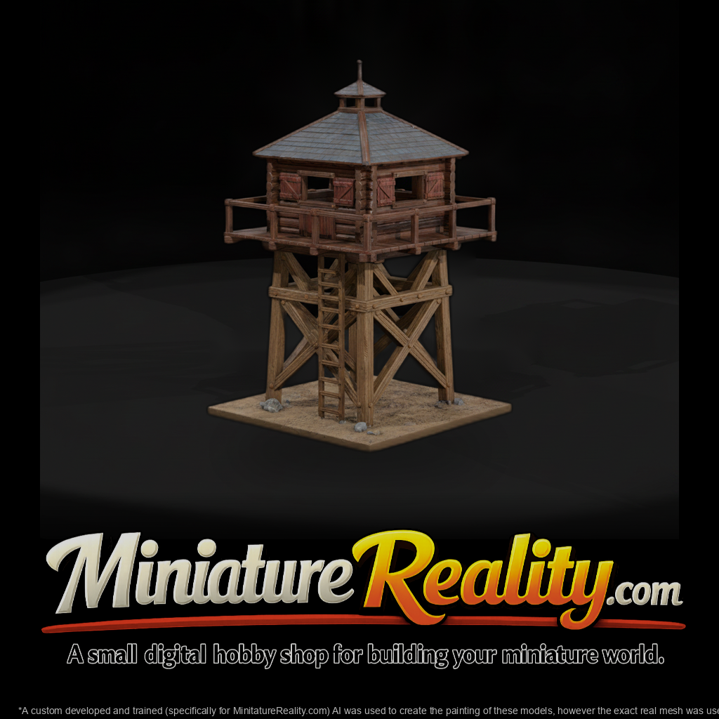 Mil 011 Wild West Fort Timber Lookout Tower