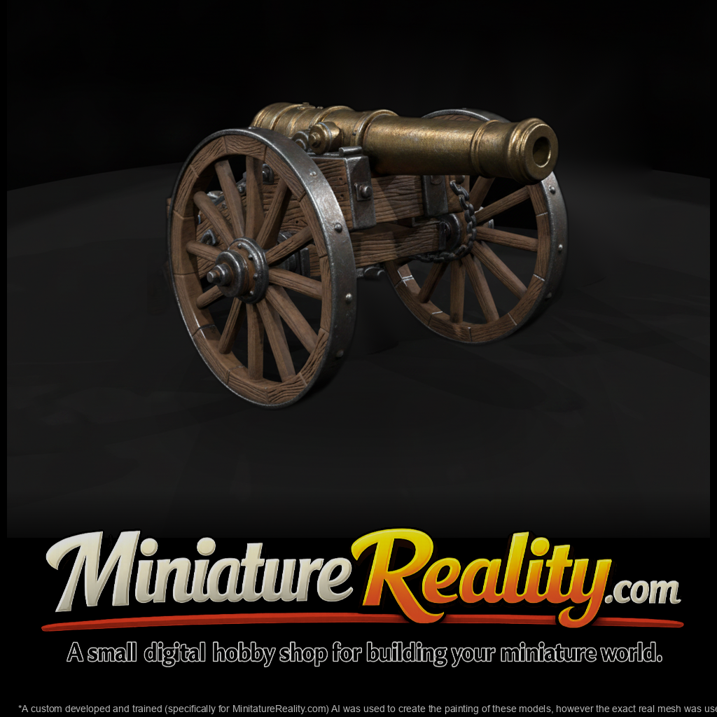 Mil 066 Wild West Fort Field Cannon