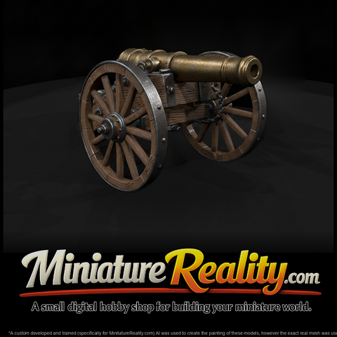 Mil 066 Wild West Fort Field Cannon