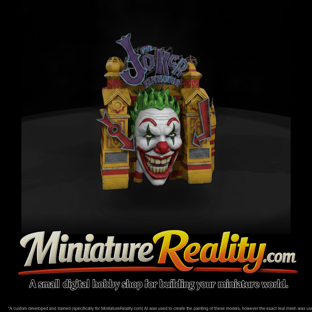 20260612 Clown Head Funhouse Entrance 3644Dcc555