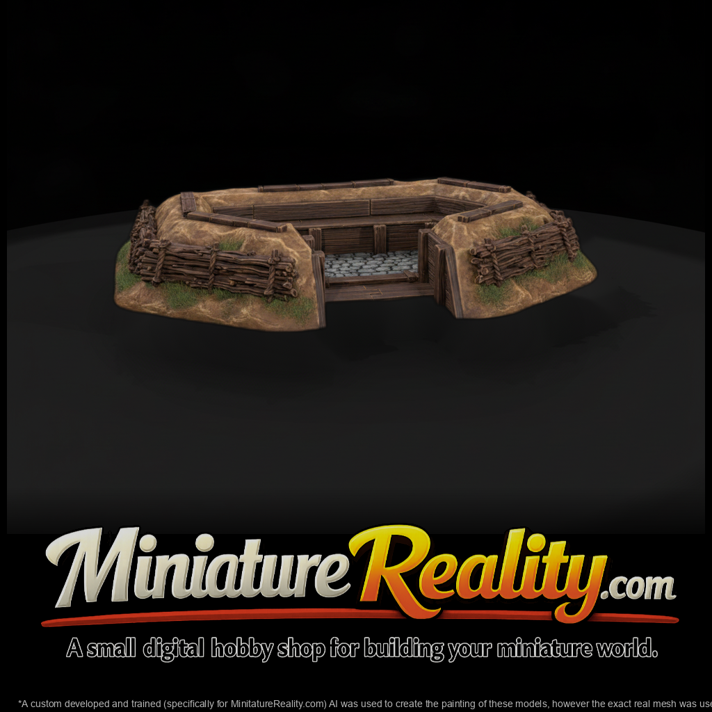 Mil 010 Civil War Artillery Lunette