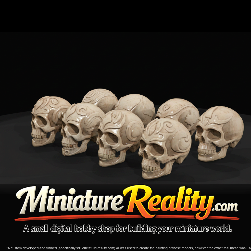 decorated-skulls