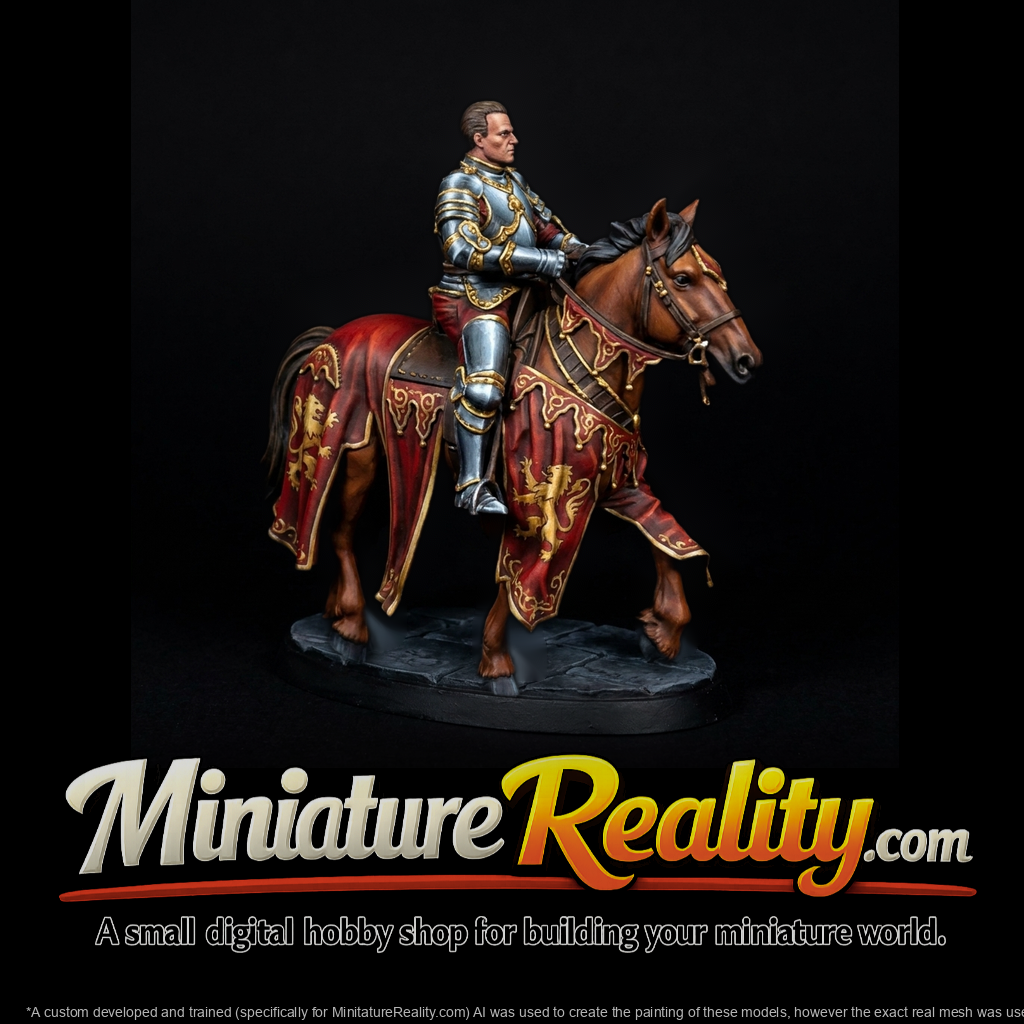 mounted-knight-on-horse-paintable-3d-miniature-ho-scale-407641