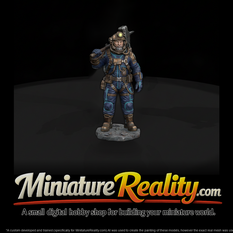 Poparc 0029 Grizzled Space Miner