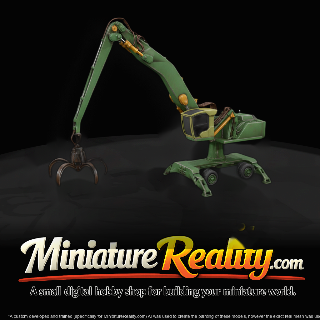 Scrap Yard Material Handler Grapple — Excavator Attachment