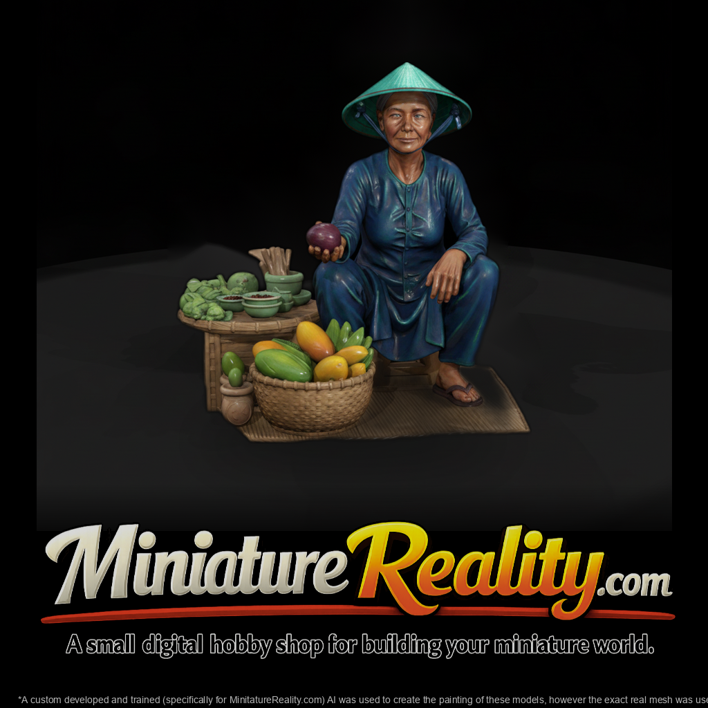 Vnh 087 Civilian Market Vendor