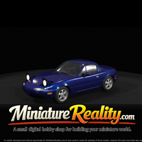 Mazda MX-5 Miata 1989 miniature, three-quarter view — thumbnail 3