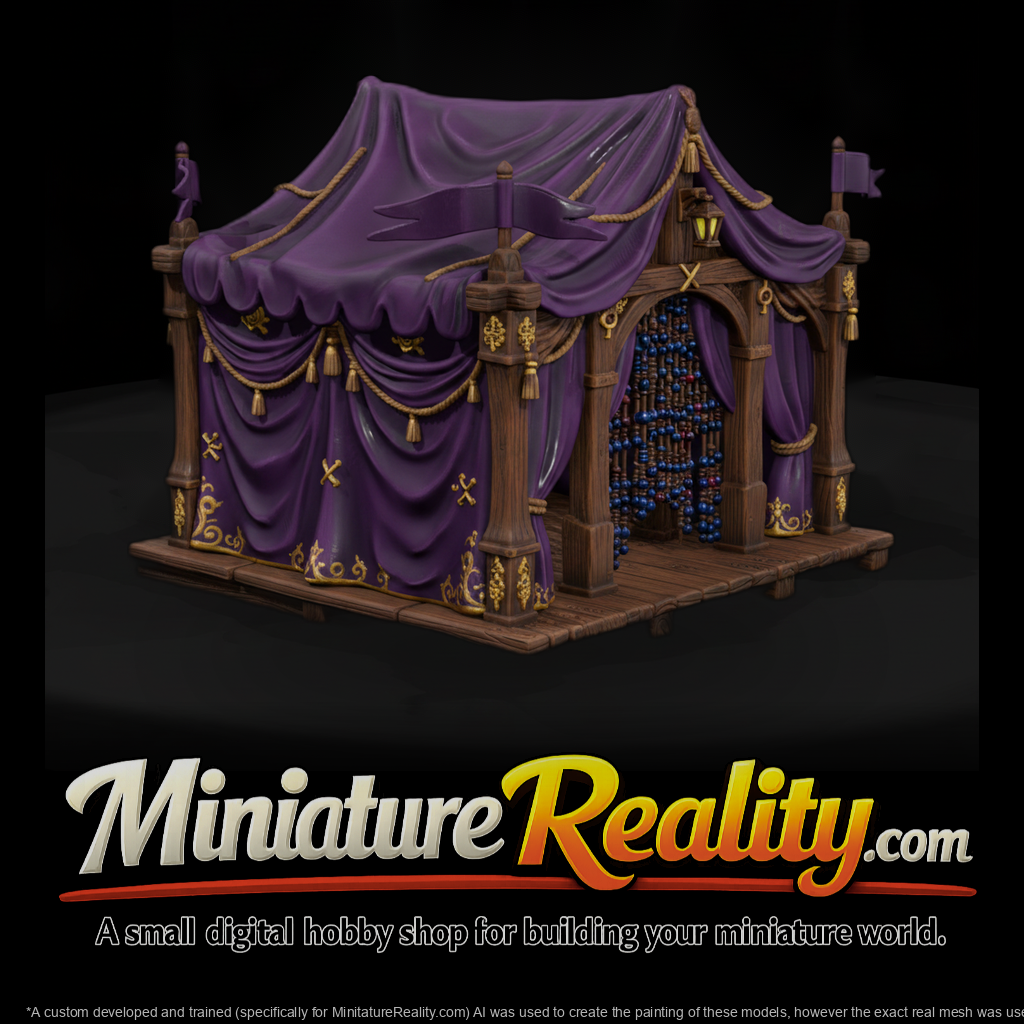 Cir 185 Stall Fortune Teller Tent
