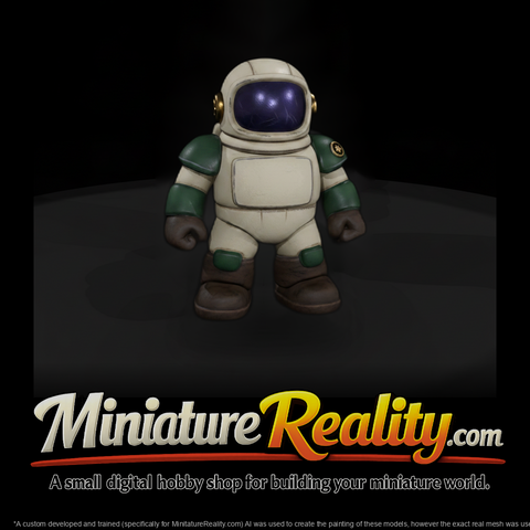 Mr Toyprops 100 001 032 Generic Space Hero Toy Fig