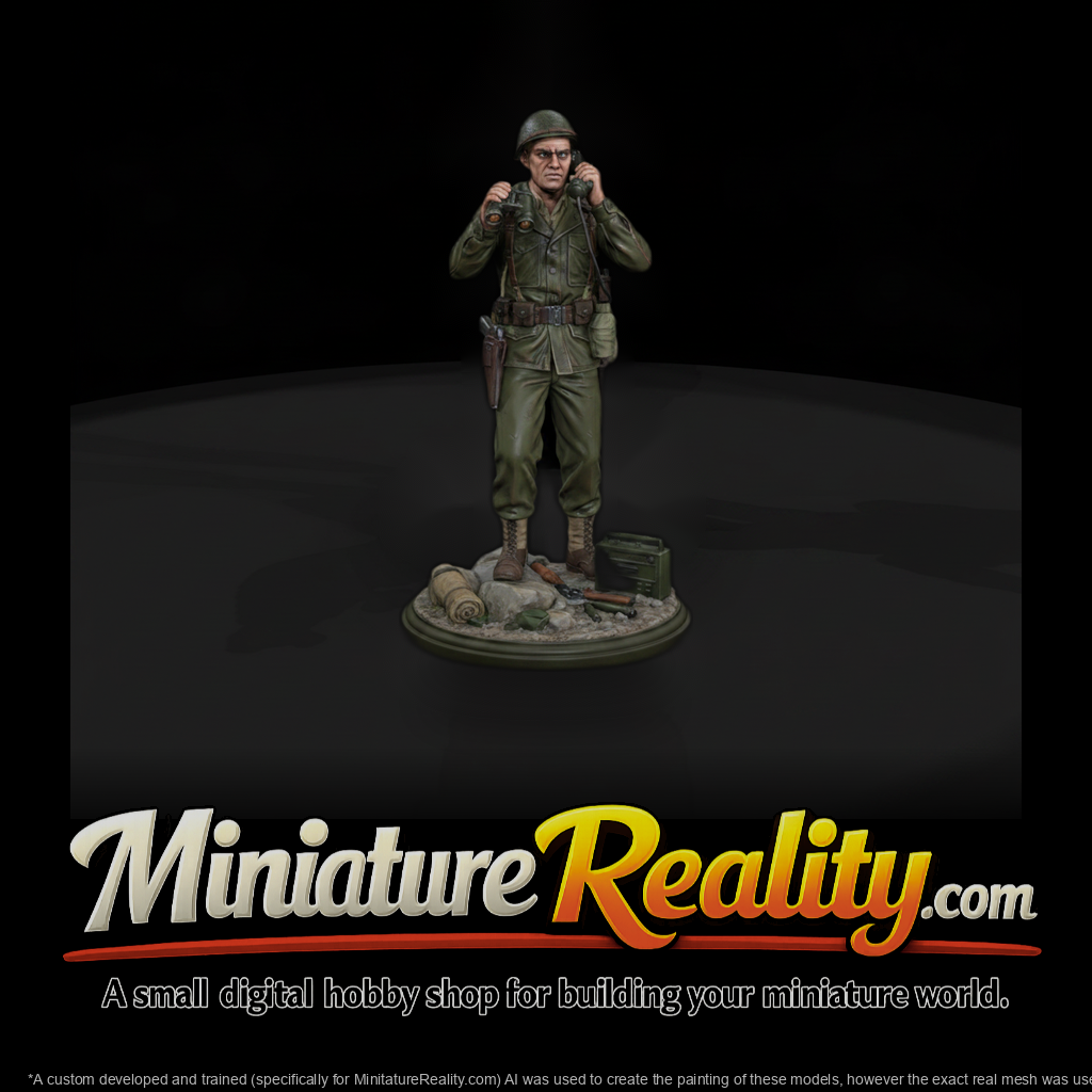 Ww2H 038 United States Artillery Forward Observer
