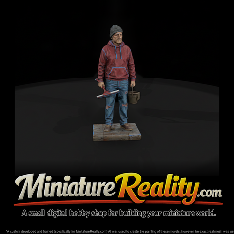 Street Corner Squeegee Man