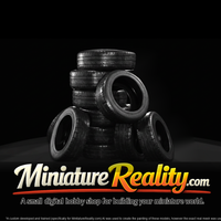 Stack of Tires - Tire Pile miniature, three-quarter view — thumbnail 3