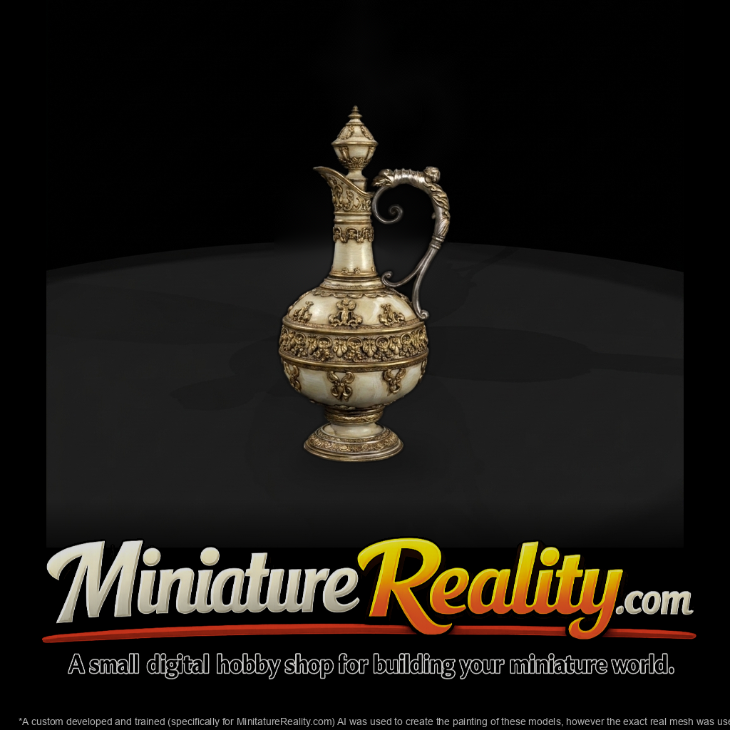 baroque-ornate-pitcher-ewer-decorative-miniature-vessel-724395