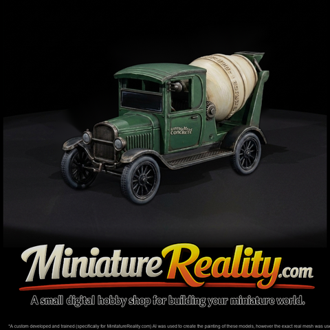 Vintage Concrete Mixer Truck