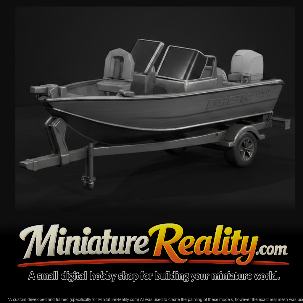 Small Fishing Boat & Trailer