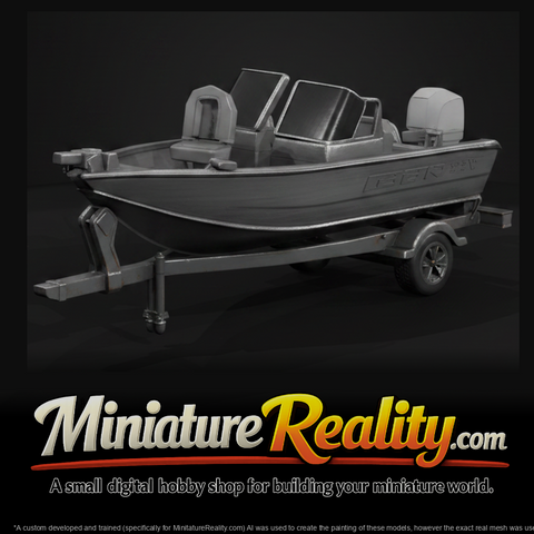 Small Fishing Boat & Trailer
