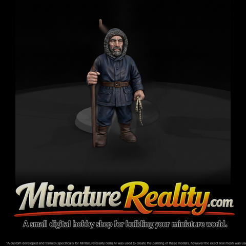 Hist 0189 Historical Roald Amundsen Miniature Figu