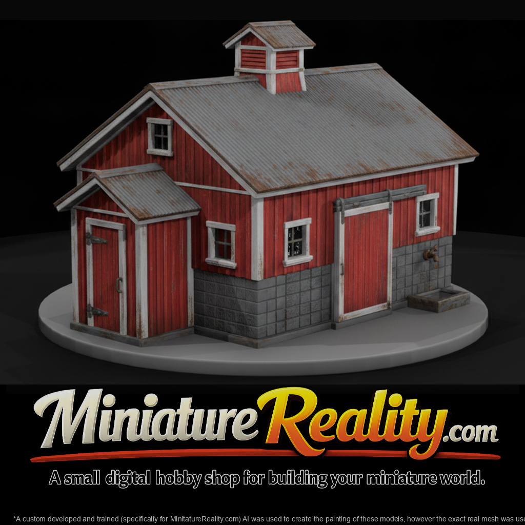 Farm Milk House with Roof Cupola