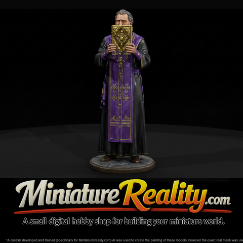 Orthodox Priest with Gospel Book