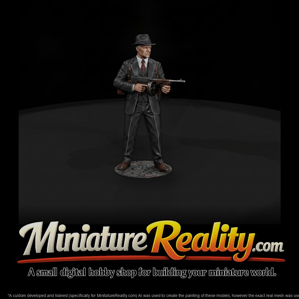 Crm 025 1920S Mobster Tommy Gunner