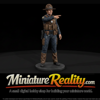 Rural State Trooper Directing Traffic — thumbnail 1