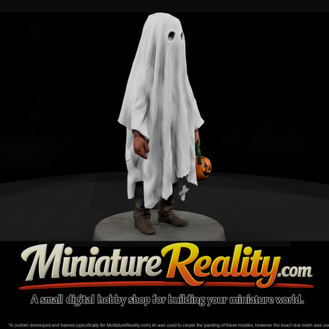 Ghost Costume Trick-or-Treater