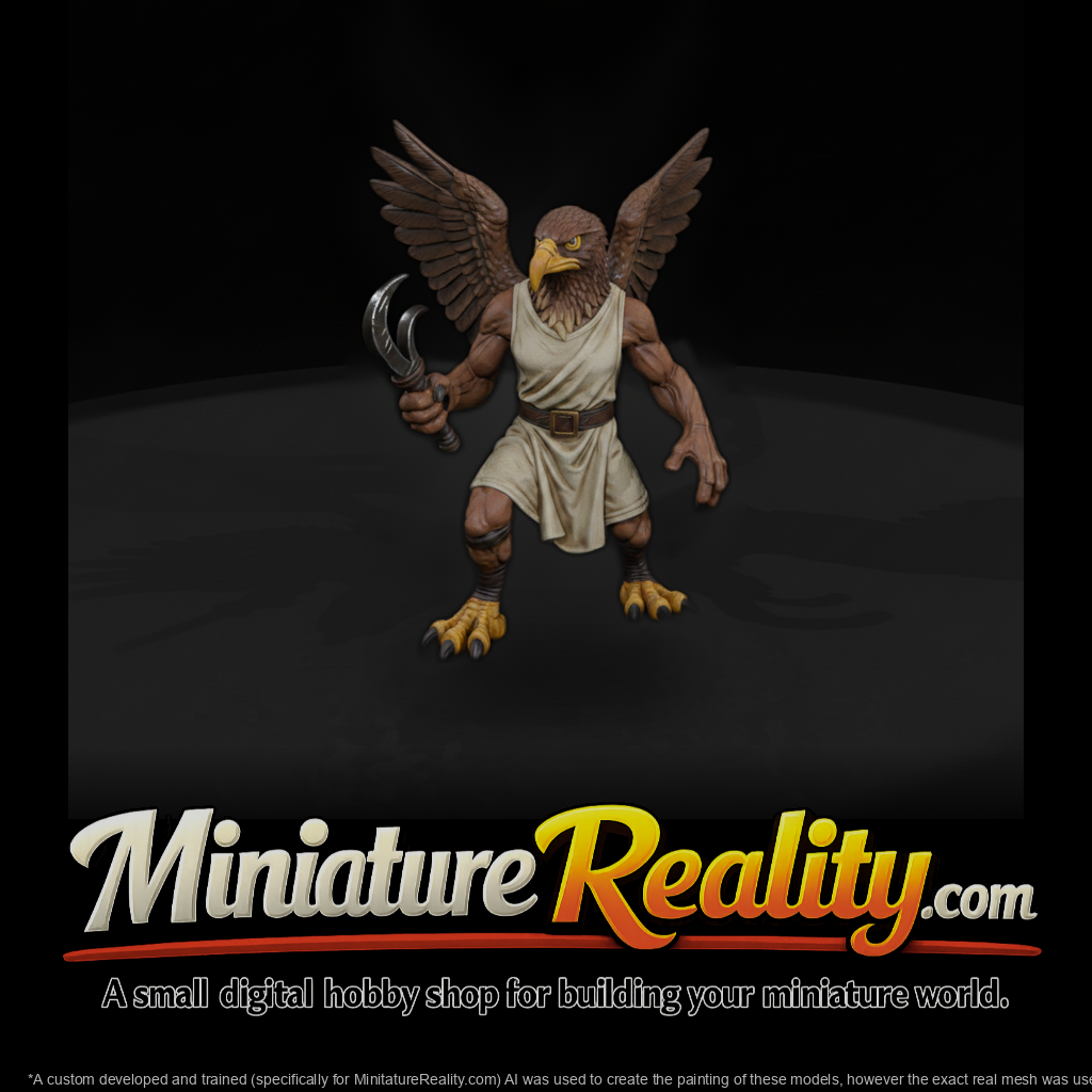 Myth 0383 Mythology Anzu Bird Miniature Figure