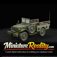 Dodge WC-52 Cargo Truck miniature, three-quarter view — thumbnail 3