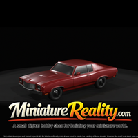 1972 Chevrolet Monte Carlo Mk I miniature, three-quarter view — thumbnail 3