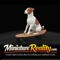 Skateboarding Dog miniature, three-quarter view — thumbnail 3