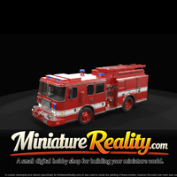 2014 Seagrave Marauder II Fire Truck miniature, three-quarter view — thumbnail 2